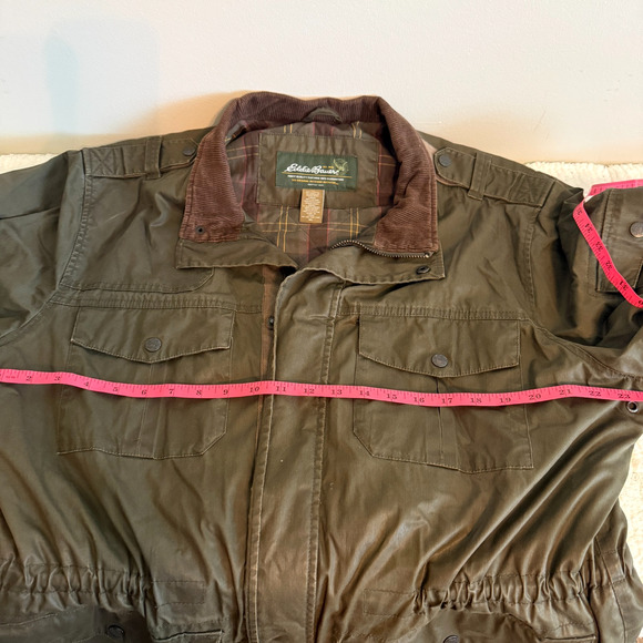 Eddie Bauer Mens Green Winter Coat Size XL Weather Rugged Military Gorpcore - Picture 9 of 12